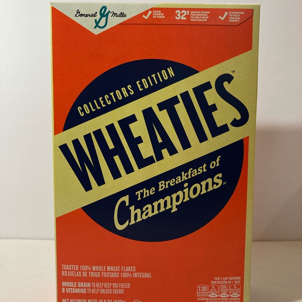 Wheaties Collectors Edition Cereal Box